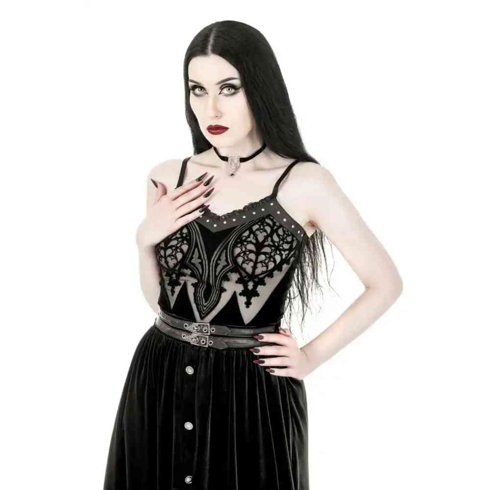 Restyle - Dark Altar Bodysuit - Zwart
